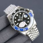 ROLEX GMT 904L Steel 40MM 3186/3285 Movement Black Watch